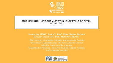 MHC-1 and -2 immunohistochemistry in idiopathic orbital myositis