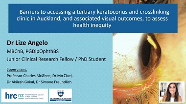 Barriers to accessing a tertiary keratoconus and crosslinking clinic in Auckland, and associated visual outcomes, to assess health inequity