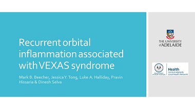 Recurrent dacryoadenitis associated with VEXAS syndrome