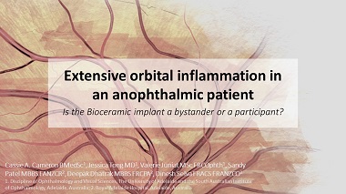 Extensive orbital inflammation in an anophthalmic patient: is the Bioceramic implant a bystander or a participant?