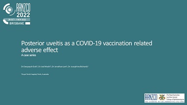 Posterior uveitis as a COVID-19 vaccination related adverse effect: a case series