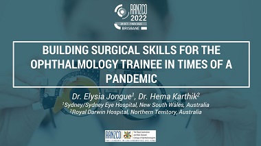 Building surgical skills for the ophthalmology trainee in times of a global pandemic