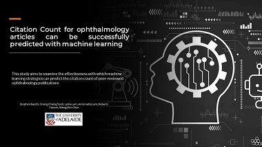 Citation count for ophthalmology articles can be successfully predicted with machine learning