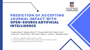 Prediction of accepting journal impact with open-source artificial intelligence