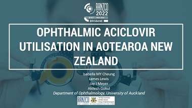 Ophthalmic Acyclovir utilisation in Aotearoa New Zealand