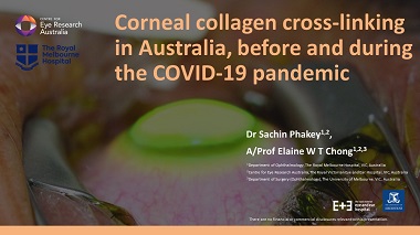 Corneal collagen cross-linking in Australia, before and during the COVID-19 pandemic