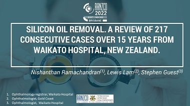 Silicone Oil Removal. A review of 215 consecutive cases over 15 years from Waikato hospital, New Zealand.