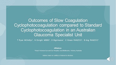 Outcomes of Slow Coagulation Cyclophotocoagulation compared to Standard