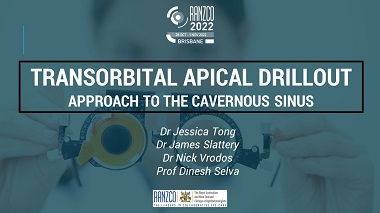 Transorbital apical drillout: An approach to the cavernous sinus